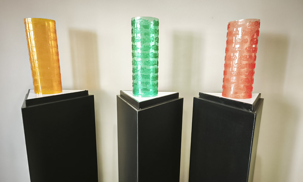 Flexo εταιρεία φλεξογραφίας, φλεξογραφικά κλισέ σε παράθεση